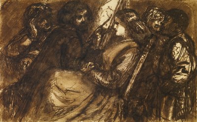 Giorgione Painting, c.1853 by Dante Gabriel Charles Rossetti
