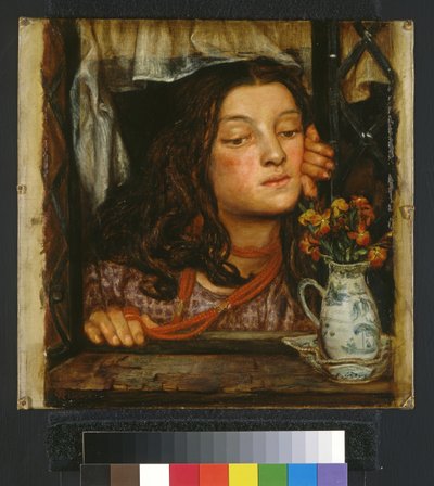 Girl at a Lattice, 1862 by Dante Gabriel Charles Rossetti