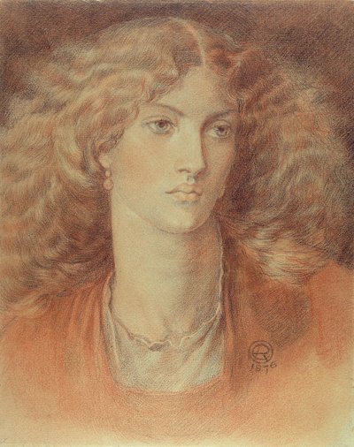 Head of a Woman, called Ruth Herbert, 1876 by Dante Gabriel Charles Rossetti