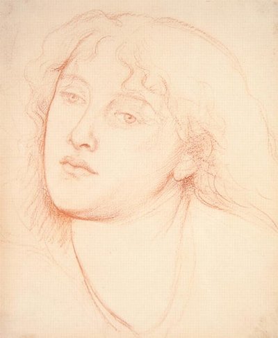 Head of a woman by Dante Gabriel Charles Rossetti