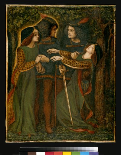 How They Met Themselves by Dante Gabriel Charles Rossetti
