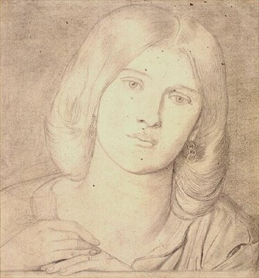 Miss Fanny Cornforth, c.1860 by Dante Gabriel Charles Rossetti