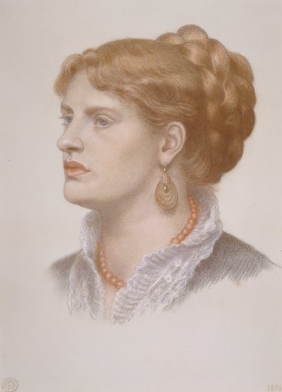 Portrait of Fanny Cornforth by Dante Gabriel Charles Rossetti
