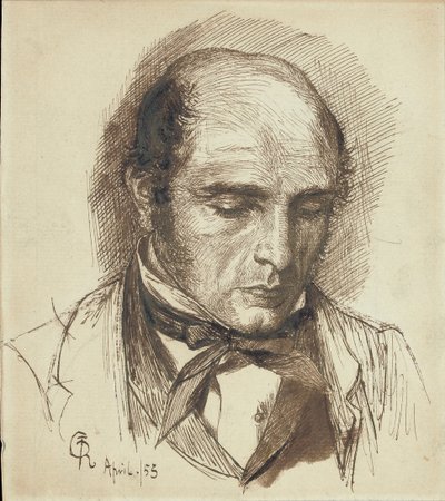 Portrait of Henry Polidori by Dante Gabriel Charles Rossetti