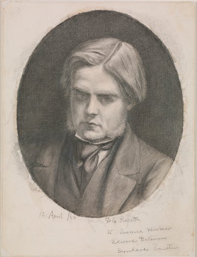Portrait of William Holman Hunt by Dante Gabriel Charles Rossetti