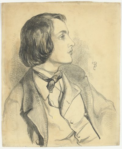 Portrait of William Michael Rossetti by Dante Gabriel Charles Rossetti