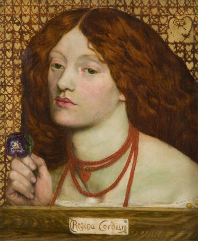 Queen of Hearts by Dante Gabriel Charles Rossetti