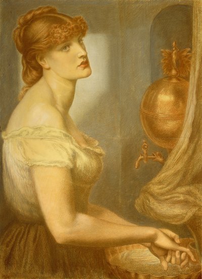 Study for La Bella Mano by Dante Gabriel Charles Rossetti