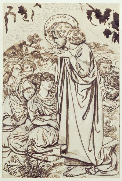 The Sermon on the Mount by Dante Gabriel Charles Rossetti