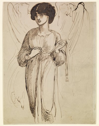 Astarte Syriaca - Figure Study by Dante Gabriel Rossetti