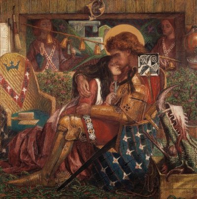 The Marriage of St. George with Princess Sabra by Dante Gabriel Charles Rossetti