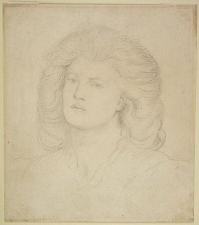 Head of Woman by Dante Gabriel Rossetti