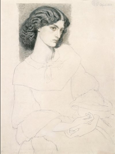 Jane Burden (1840-1914) by Dante Gabriel Rossetti