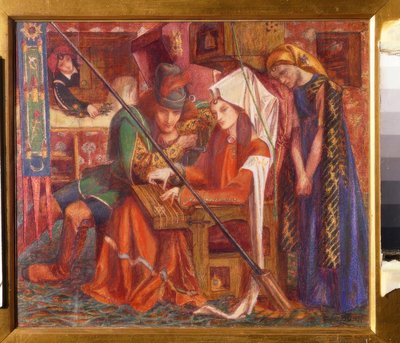 The Ballad of the Seven Towers / 1857 by Dante Gabriel Charles Rossetti