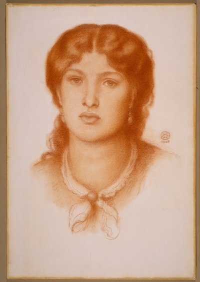 Portrait of Fanny Cornforth by Dante Gabriel Rossetti