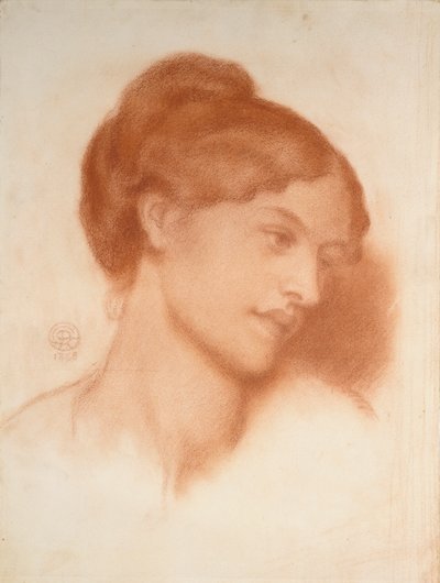 Portrait of Mrs. Murray Marks by Dante Gabriel Rossetti