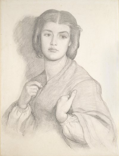Portrait of a Woman, mid 19th century by Dante Gabriel Rossetti