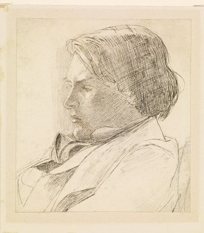 Portrait of a Young Man by Dante Gabriel Rossetti