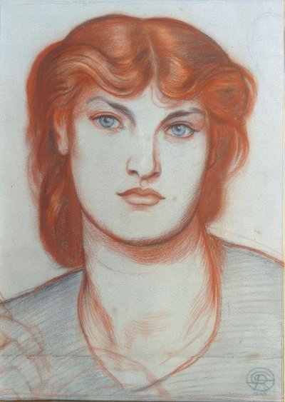 Study for Regina Cordium by Dante Gabriel Charles Rossetti
