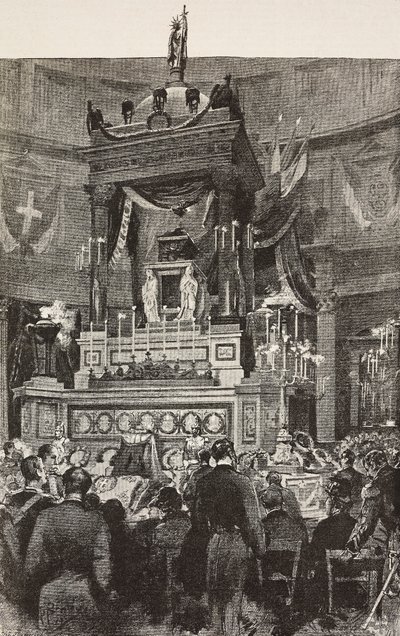 Funeral ceremony of Victor Emmanuel II, Rome, Italy by Dante Paolocci