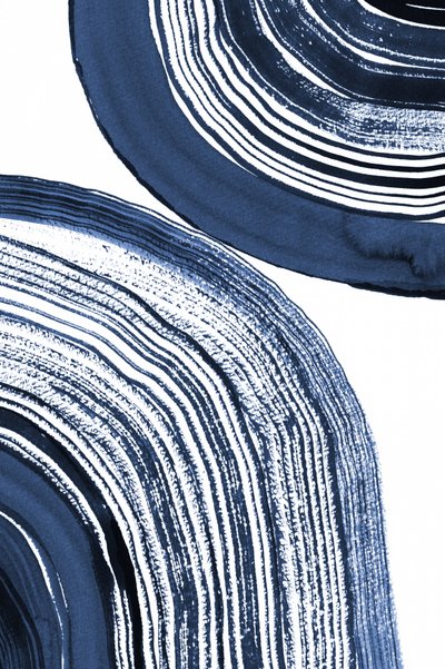 Blue Concentric Waves by Danushka Abeygoda