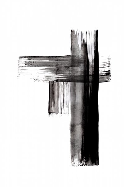 Bold Brushstroke Cross by Danushka Abeygoda