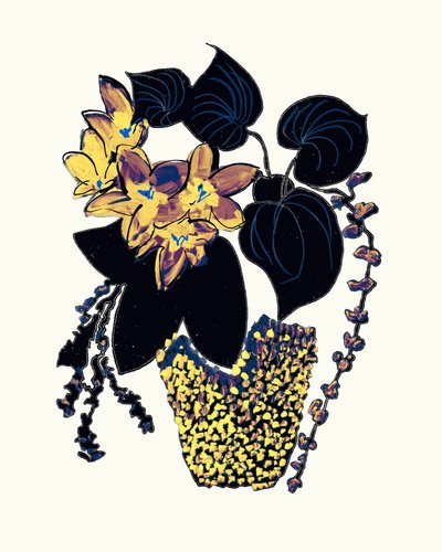 Chic Potted Botanicals by Danushka Abeygoda