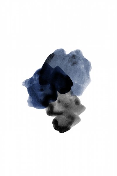 Fluid Indigo Forms by Danushka Abeygoda
