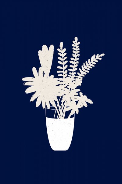 Minimalist Floral Bouquet by Danushka Abeygoda