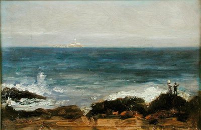 Figures at Dublin Bay by Darius J. MacEgan