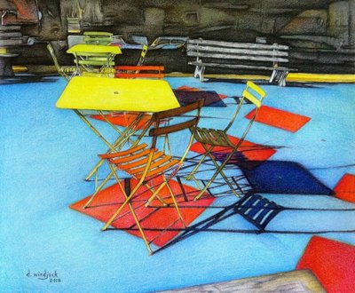Patio Chairs, 2018 by Darrell Windjack