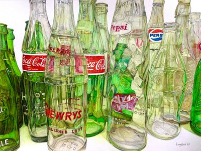 Vintage Bottles, 2025 by Darrell Windjack
