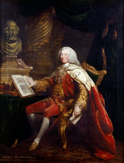 Lord Mansfield, Chief Justice of England by David (after) Martin