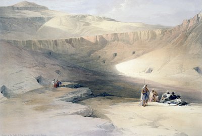 Entrance to tombs of Kings at Thebes by David (after) Roberts