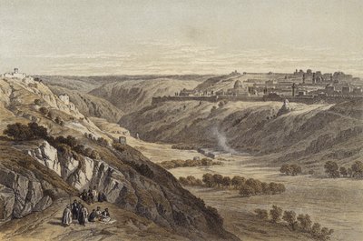 Jerusalem from the Mount of Olives by David (after) Roberts