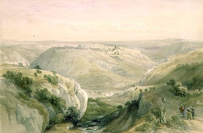 Jerusalem from the South, April 12th 1839, plate 10 from Volume I of 