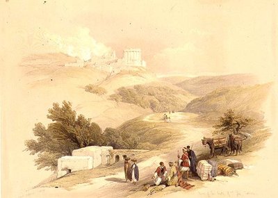 Ruins of the Church of St. John, Sabaste by David (after) Roberts