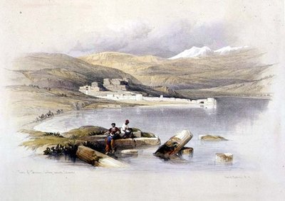 Town of Tiberias Looking Towards Lebanon, Plate 35 from Volume I of 