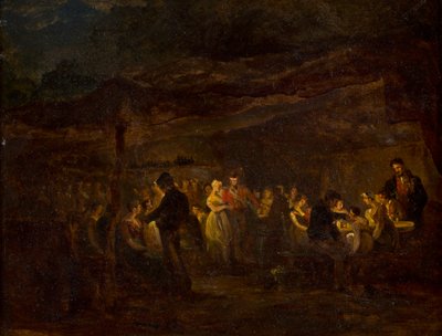 An Evening Banquet, Soldiers Before a Castle by David (circle of) Wilkie