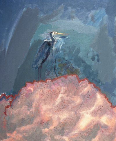Great Blue Heron by David Alan Redpath Michie