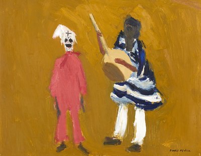 Musician and Clown, Le Grand Ballet de Senegal by David Alan Redpath Michie