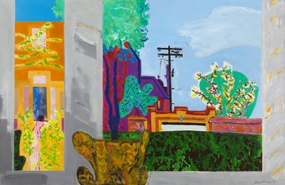 Pink Man Passing by David Alan Redpath Michie