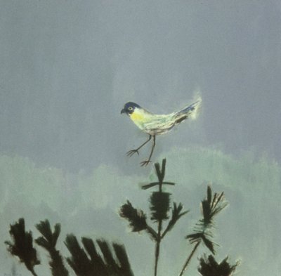 Strange Bird Alighting by David Alan Redpath Michie