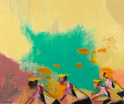 The Cyclists by David Alan Redpath Michie