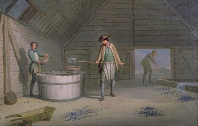 Lead Mining at Leadmills, the washing and sieving of the lead by David Allan