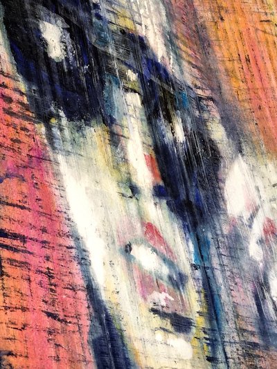 Vibrant Expressive Face by David Antonides