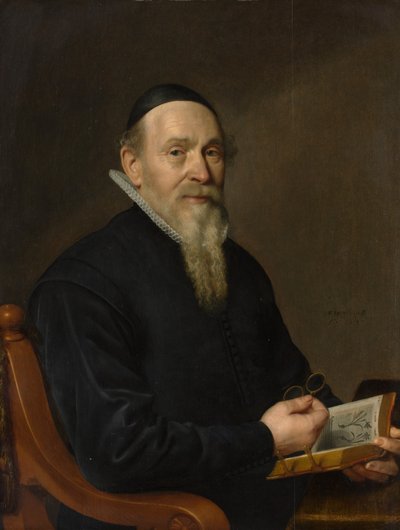 Portrait of a Man, Possibly a Botanist by David Bailly