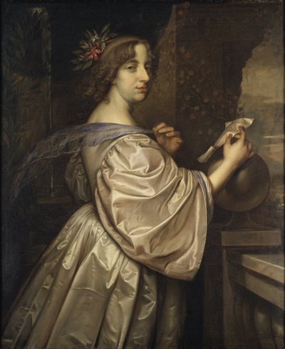 Portrait of Queen Christina of Sweden by David Beck