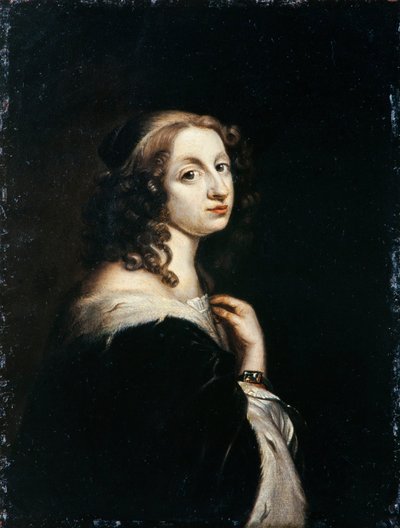 Portrait of Queen Christina of Sweden by David Beck