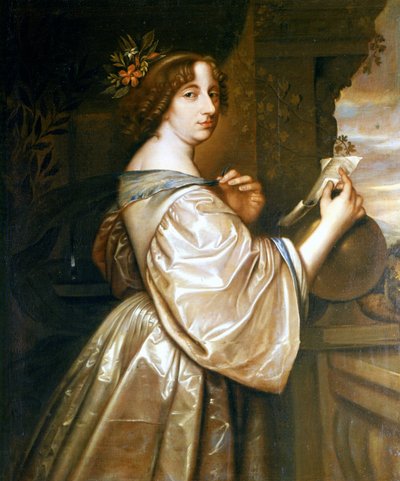 Portrait of Queen Christine of Sweden by David Beck
